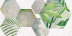 Плитка Laparet Focus зеленый ботаника матовый (25х50)